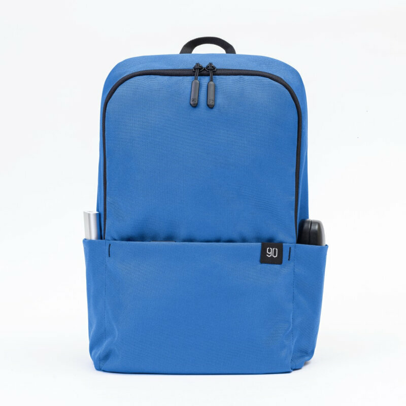 Рюкзак Xiaomi NINETYGO TINY LIGHTWEIGHT CASUAL (2124-BLUE) 29x14x35см 12л. полиэстер синий - фото №4