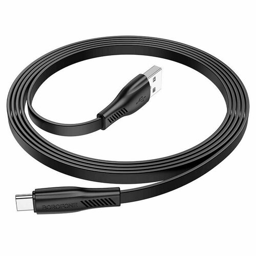 Кабель BOROFONE BX85 USB - Type-C, 1 метр, чёрный