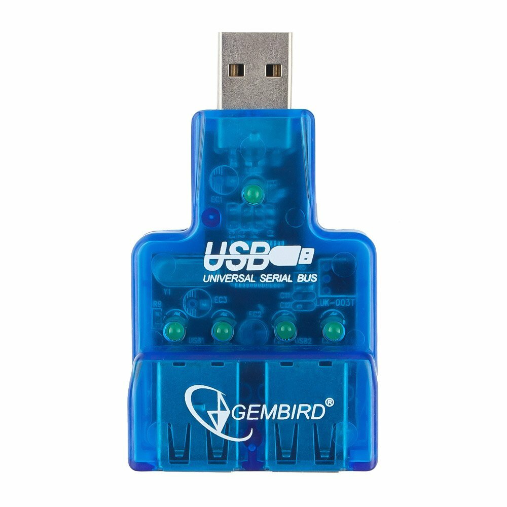 USB-концентратор Gembird UHB-CN224 разъемов: 4