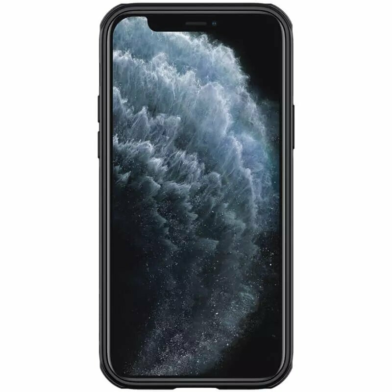 Чехол для iPhone 12/12 Pro с защитой камеры Nillkin CamShield Pro Case - Черный — фото 19