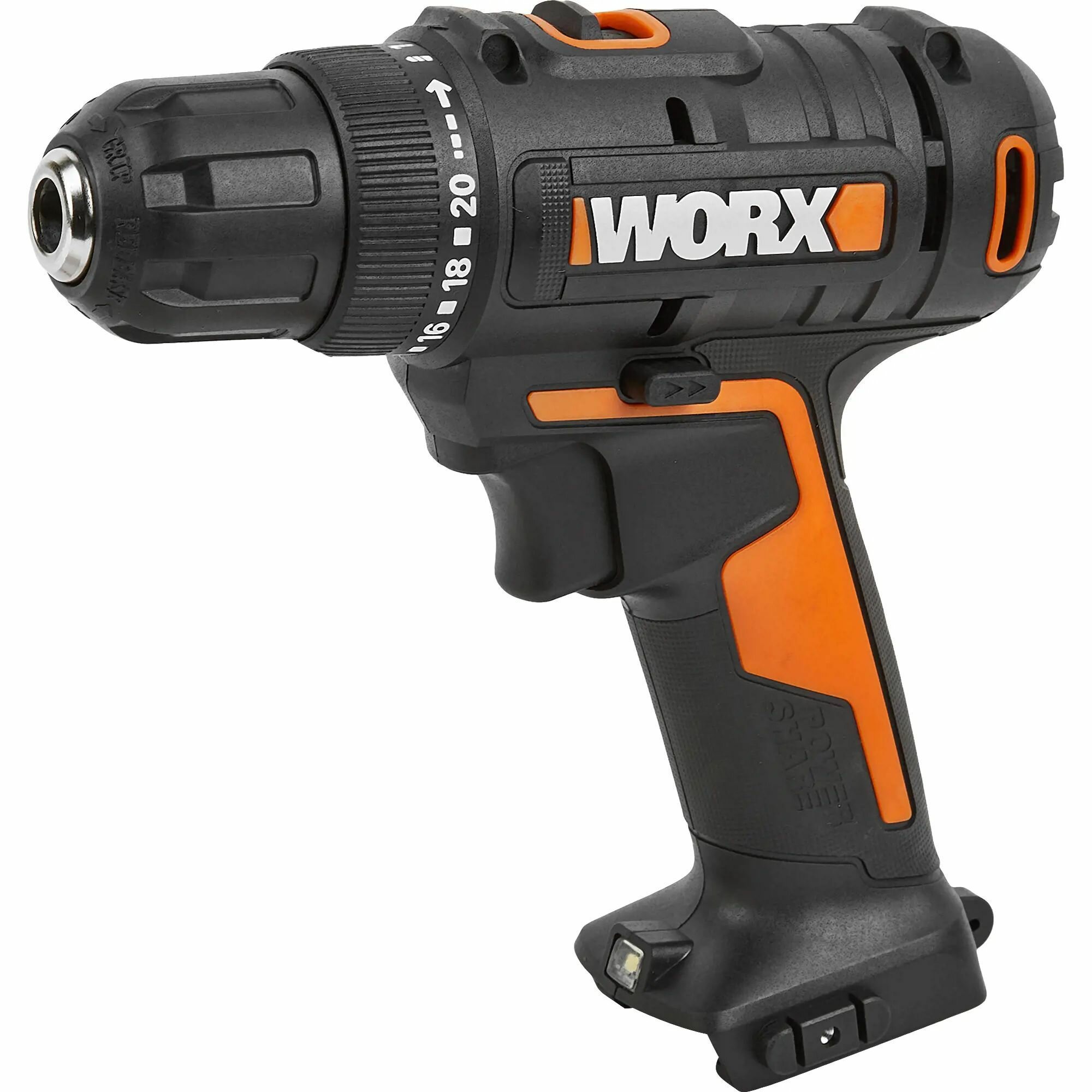 Дрель-шуруповерт аккумуляторная Worx WX100, 20 В Li-ion 1x2 Ач