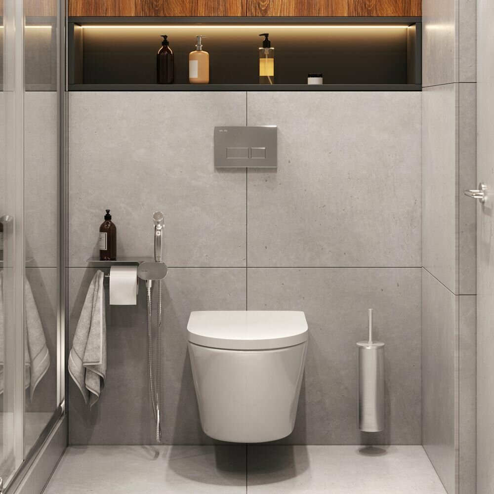 фото CK74H0403W Sense набор подвесной унитаз с гиг. душем