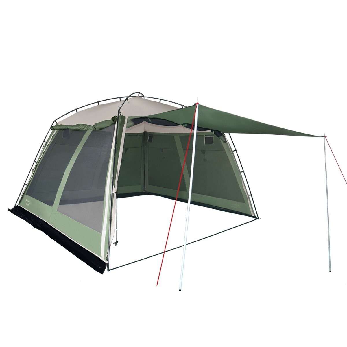 Палатка-шатер BTrace Camp (зеленая/беж)