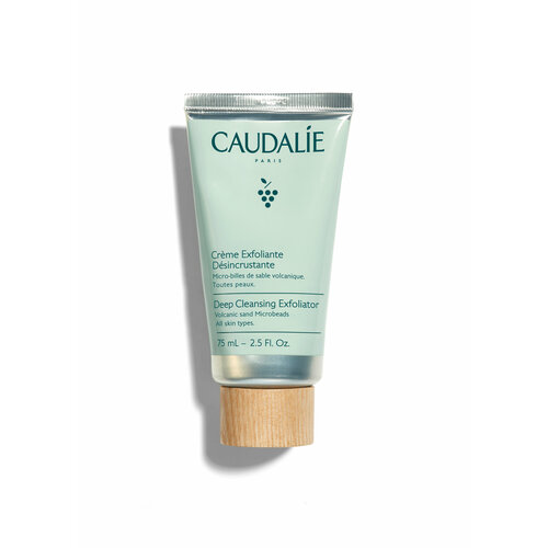 фото Caudalie скраб эксфолиант для лица бескислотный пилинг для очищения пор