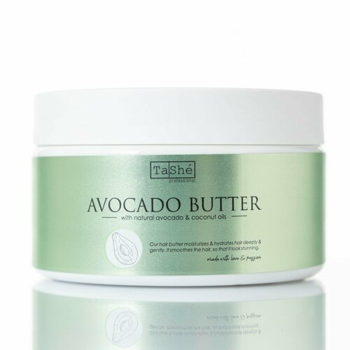 Баттер-маска для волос с маслом авокадо Avocado hair butter, Tashe professional, 300 мл