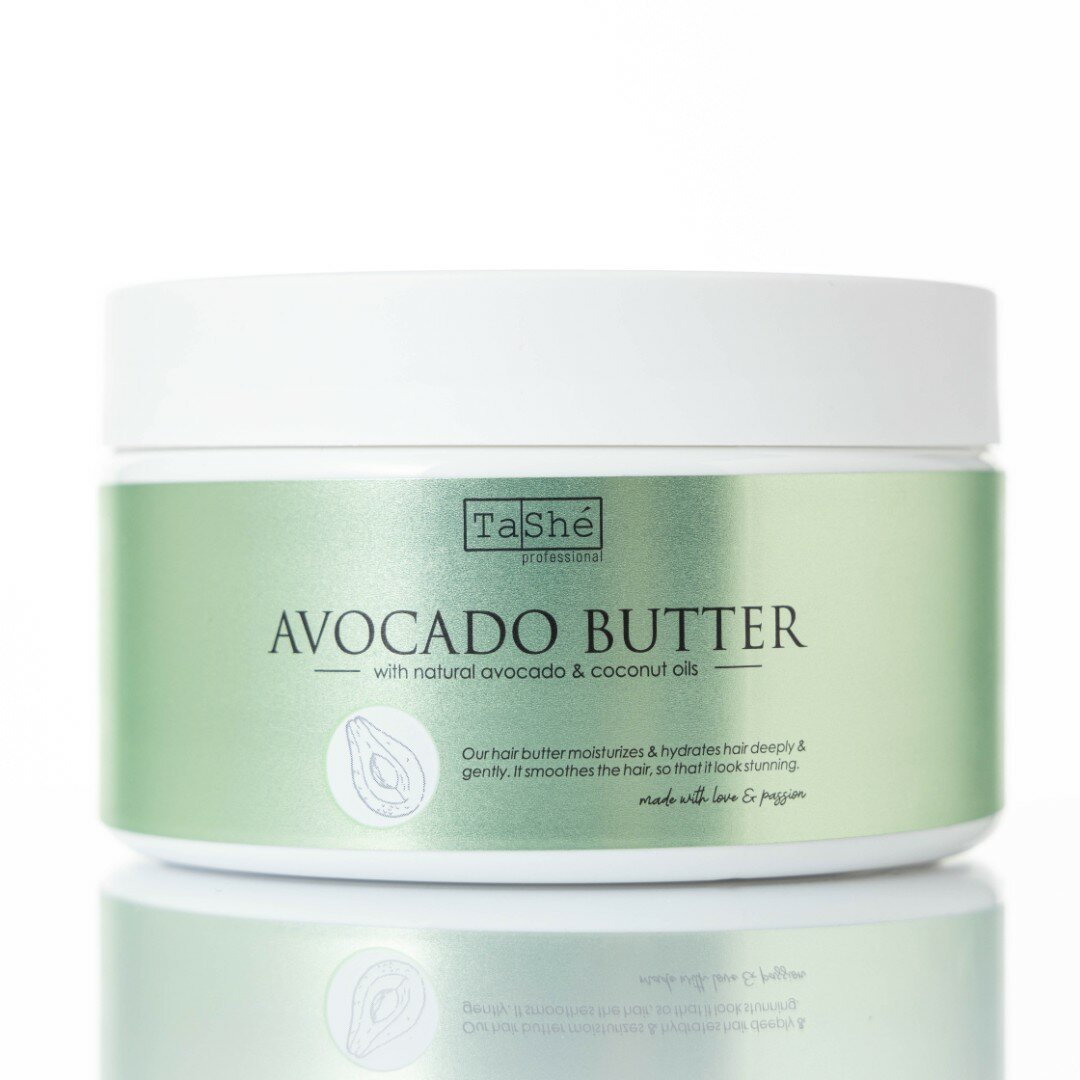 Баттер-маска для волос с маслом авокадо" Avocado hair butter", Tashe professional, 300 мл