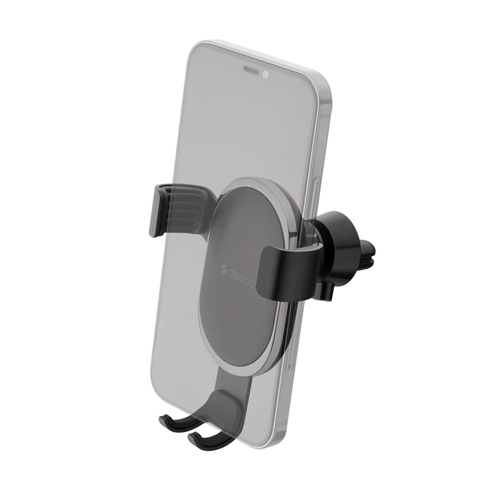 фото Автомобильный держатель на вентиляционную решётку Deppa Crab Gravity (Чёрный / Black)