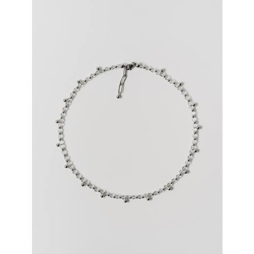 Чокер РЕСУРС стекло длина 40 см белыйсерый 3900₽