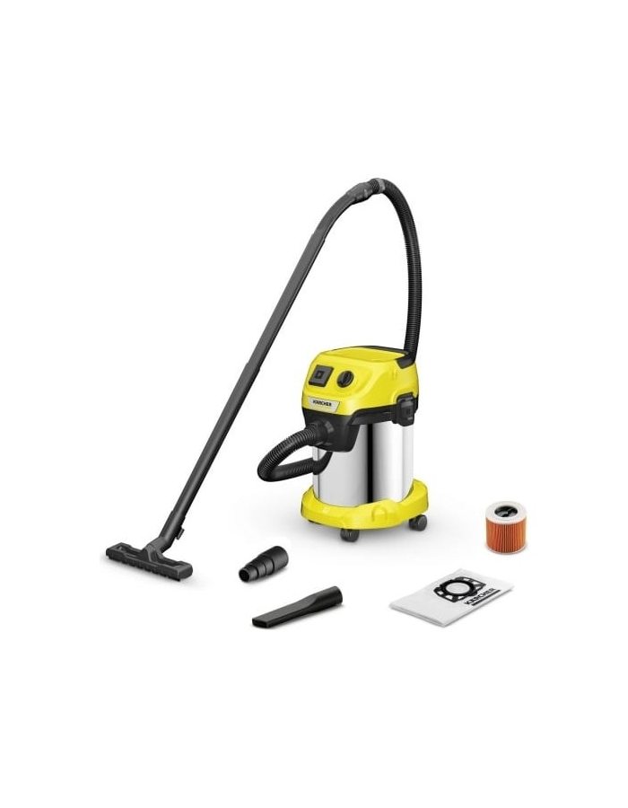 Строительный пылесос Karcher WD 3 P S V-17/4/20, желтый [1.628-190.0]