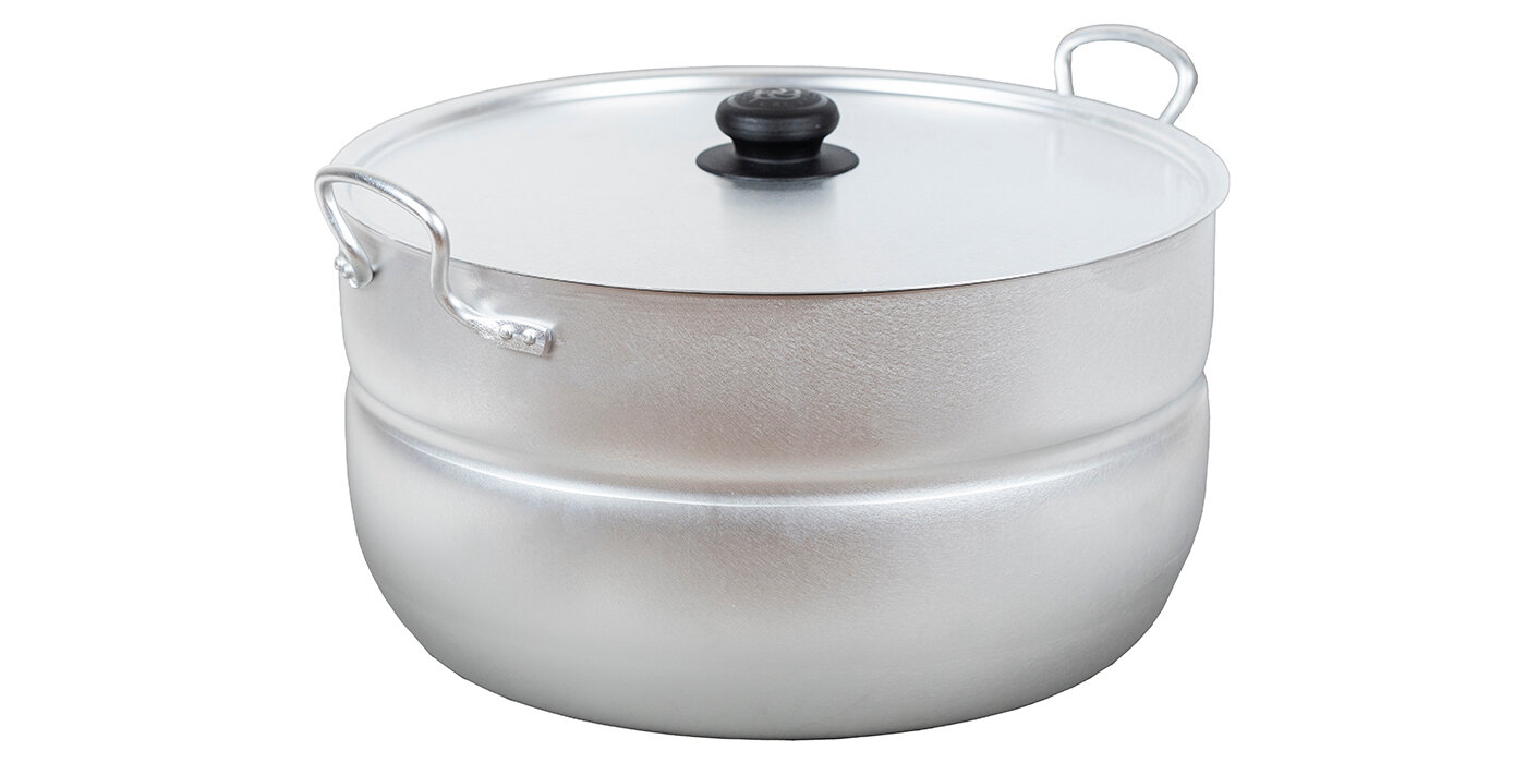 Кастрюля Калитва 15,0 л "Классика" (кор.) 1150, пищевой алюминий