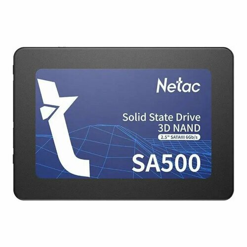 Накопитель SSD 480 ГБ Netac SA500 NT01SA500-480-S3X 4011₽