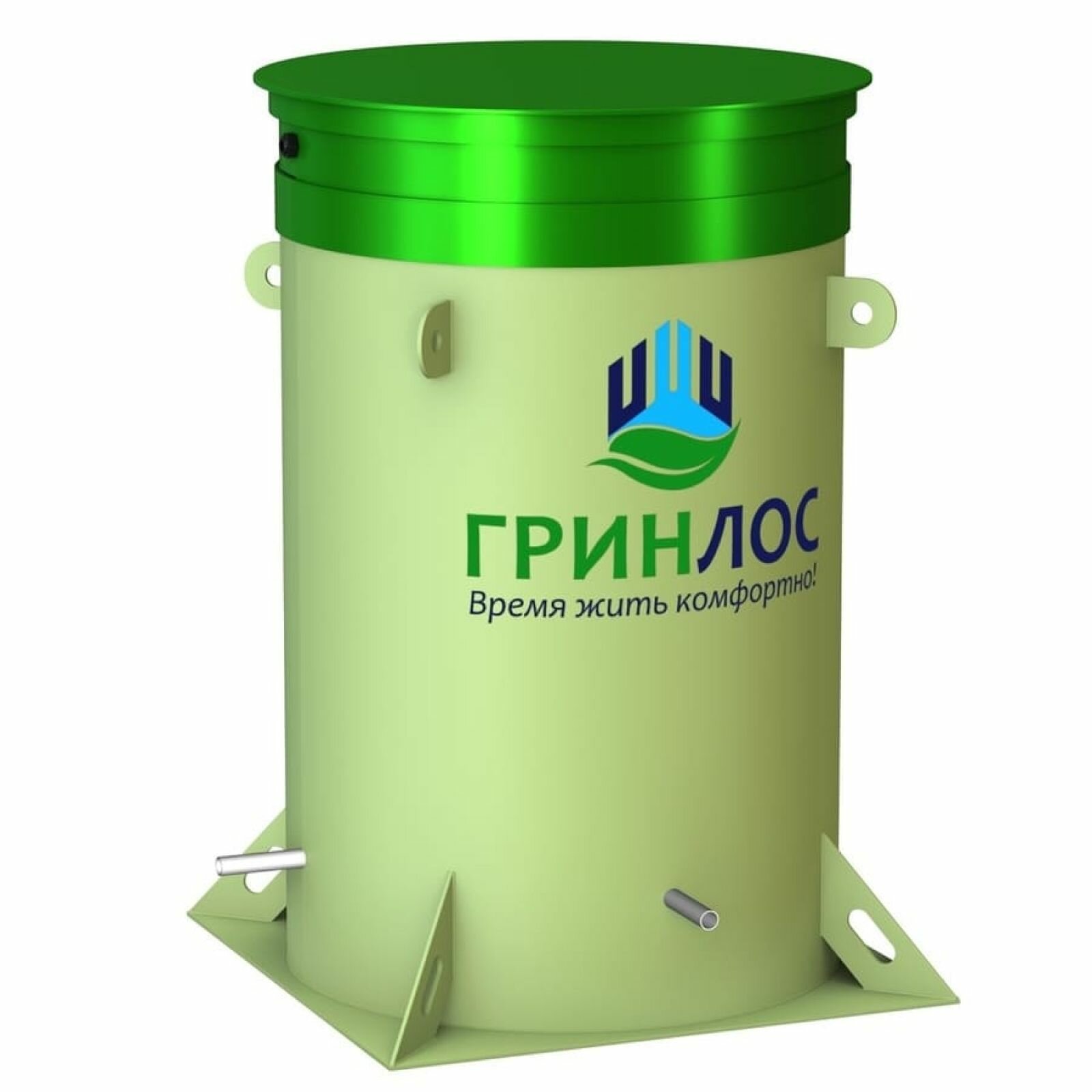 Пластиковый кессон для скважины гринлос Кессон 1 (1*1*1.5 м) с лестницей