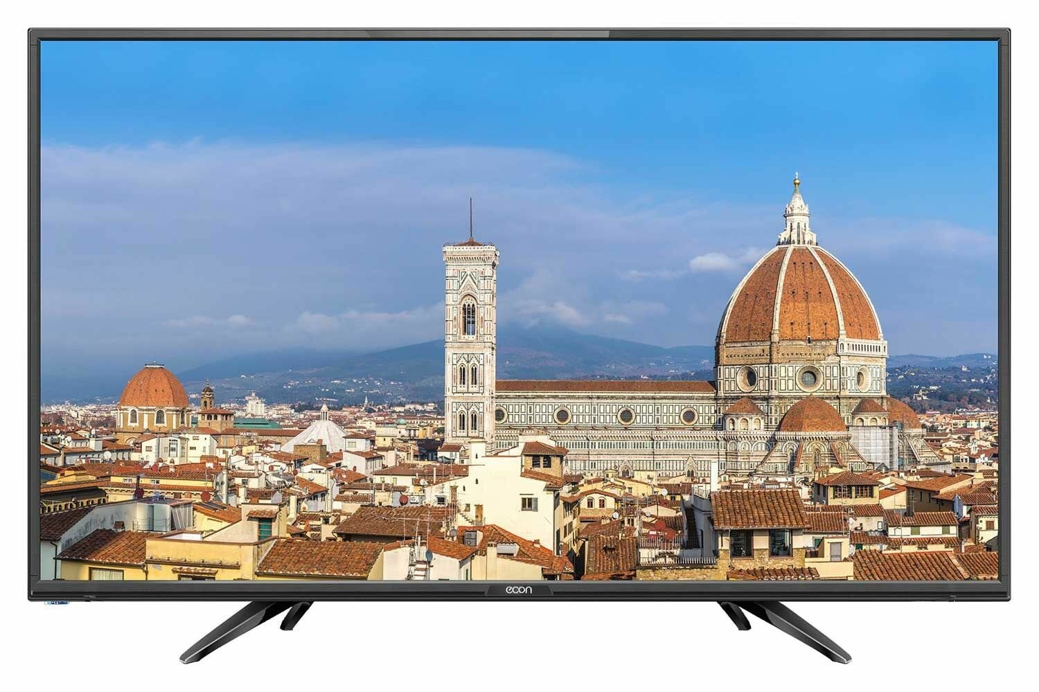 Телевизор Econ EX-24HS006B, диагональ 24", разрешение Full HD, Android TV, черный