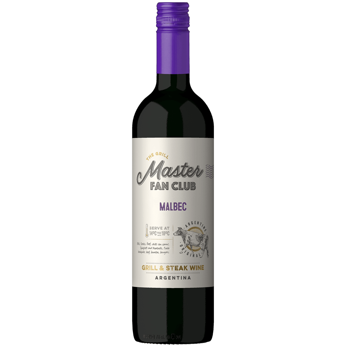 Вино The Grill Master Fan Club Malbec красное сухое 0,75 л
