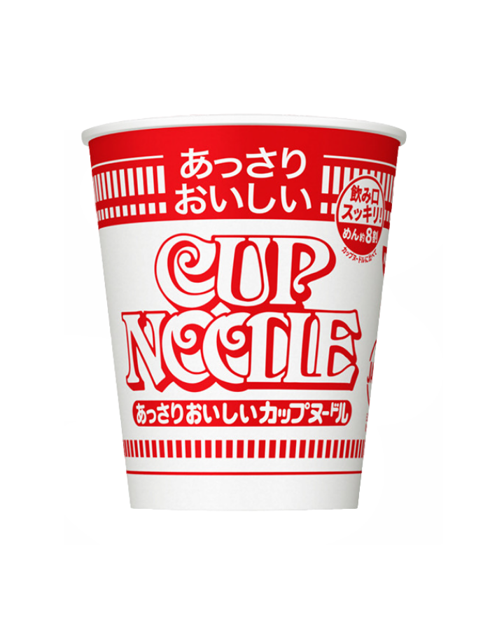 Лапша быстрого приготовления Nissin со вкусом креветки и соевым соусом 57 г, Япония — фото 1