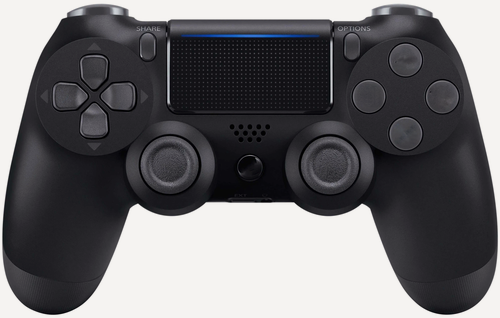 Изображение товара Беспроводной геймпад, джойстик для PS4 (Черный ) Виброотдача