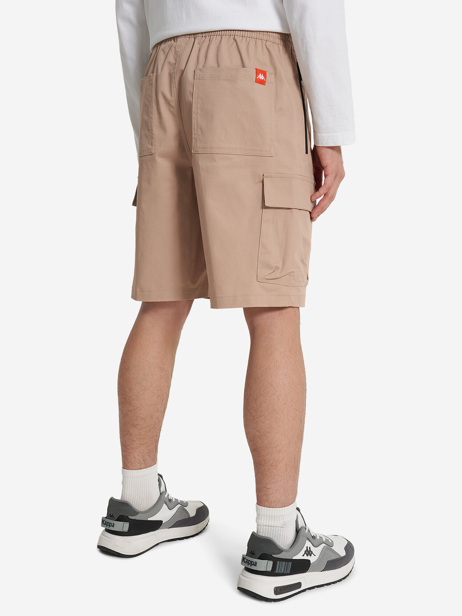 Шорты Kappa Authentic Men's Cargo Shorts, размер 44/46, бежевый — фото 1