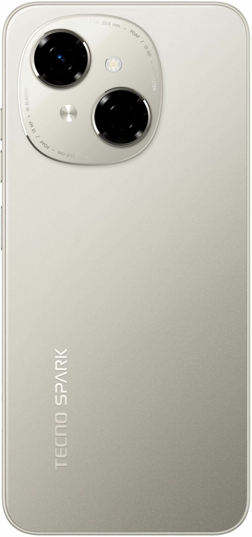 Смартфон Tecno Spark Go 1 128Gb 4Gb золотистый 3G 4G 2Sim 6.67" IPS 720x1600 And14Go 13Mpix 802.11 a — фото 1