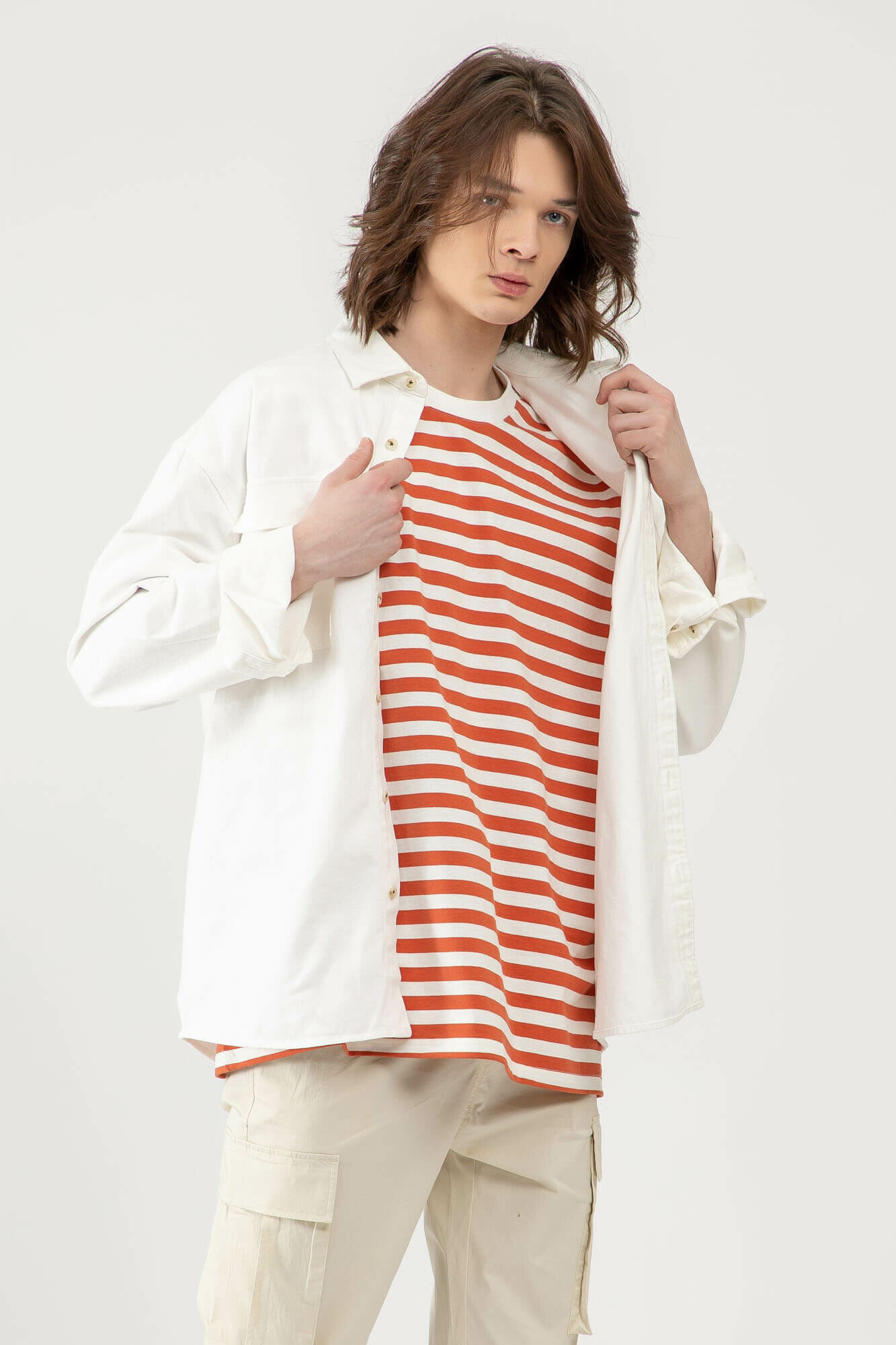 Рубашка TERRA PRO, размер L, white — фото 1