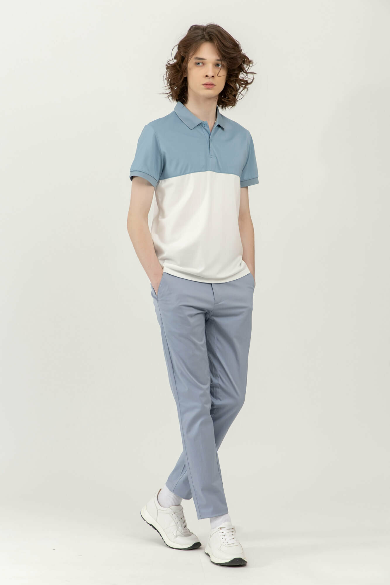 Поло спортивное TERRA PRO, 1 шт., размер S, blue — фото 1