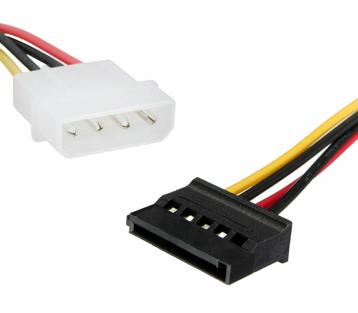 SATA III - MOLEX кабель цветной 1 под системный блок компьютер игровой