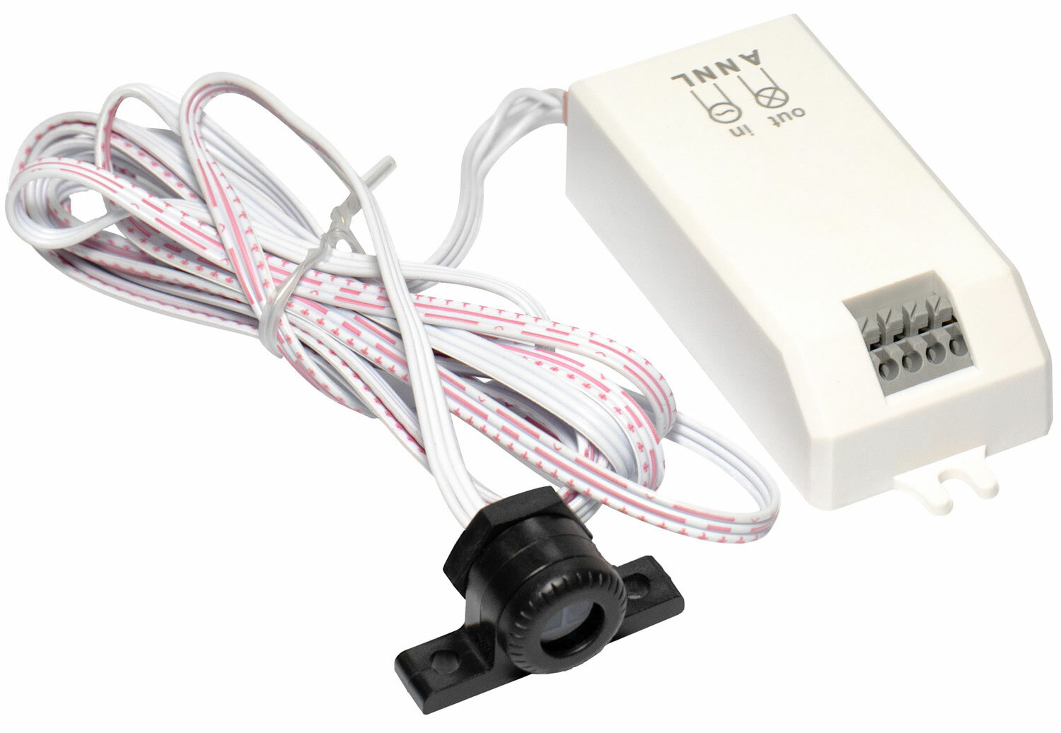 Датчик встраиваемый Duwi на открытие/закрытие двери DDSD-1 Short Distance 180° 0.05 м 500 Вт IP20 белый