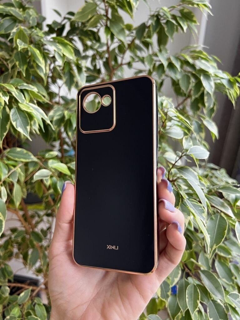 Силиконовый чехол xinli для Realme C30 и C30s и Narzo 50i Prime / Реалми С30 и С30s и Нарзо 50i Прайм (Бирюзовый)