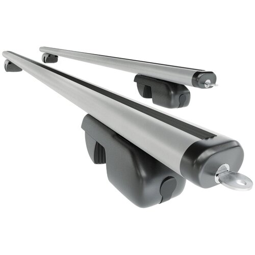 фото Багажник amos nowy для opel zafira a минивэн 1999-2005 5 дв., с аэродинамическими дугами 53 мм х 120 см с замками