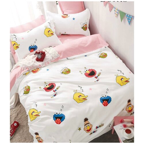 фото Комплект постельного белья детский 1,5 спальный хлопок мультфильмы boris