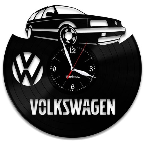 фото Часы из виниловой пластинки (c) vinyllab volkswagen