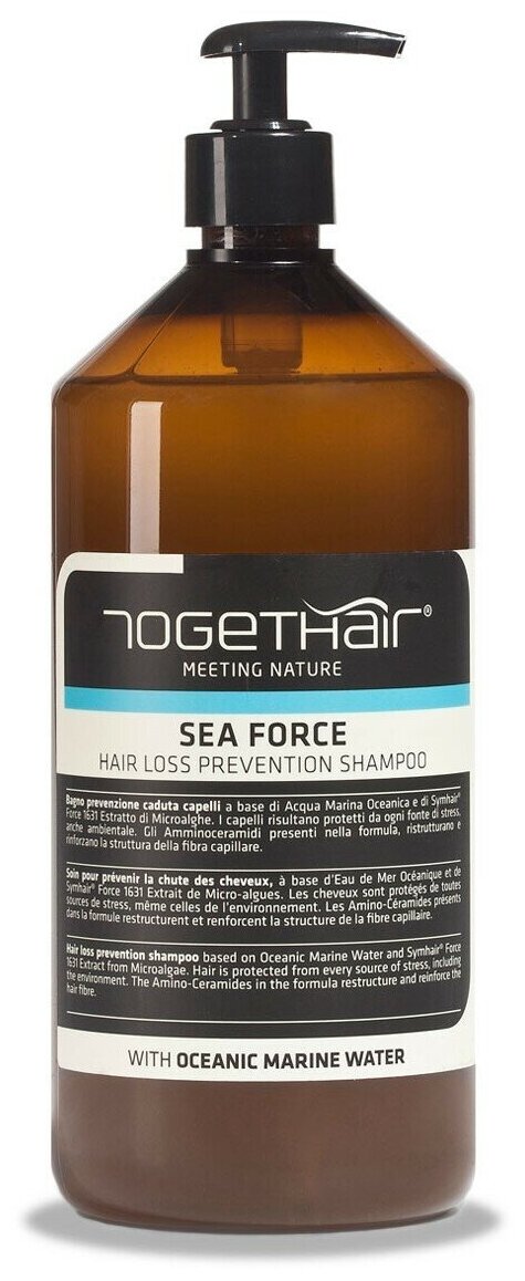 Шампунь от выпадения волос TOGETHAIR Sea Force Shampoo, 1000 мл