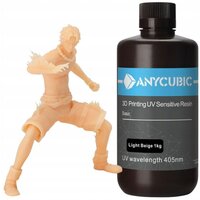 Фотополимерная смола Anycubic Basic UV Resin для 3D принтера 1 кг - цвет кожи (Skin) 1 литр