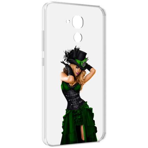 Чехол MyPads девушка-в-модном-длинном-платье женский для Huawei Honor 5C/7 Lite/GT3 5.2 задняя-панель-накладка-бампер