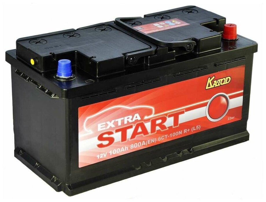 Аккумулятор Extra Start 6СТ-100N R+ (L5) 353х175х190