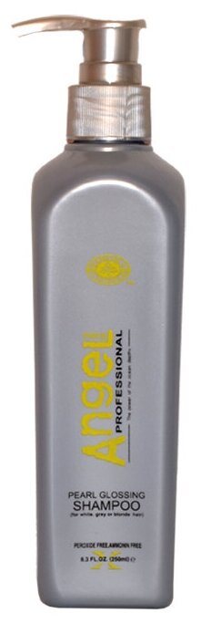 Angel Professional шампунь Pearl Glossing для седых и блондинистых волос, 250 мл