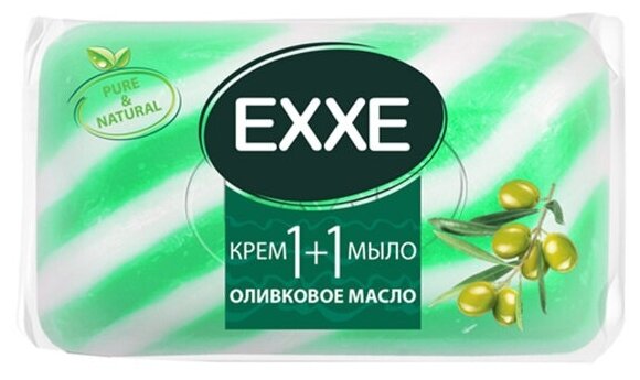 Туал.крем-мыло EXXE 80гр1шт полосат.