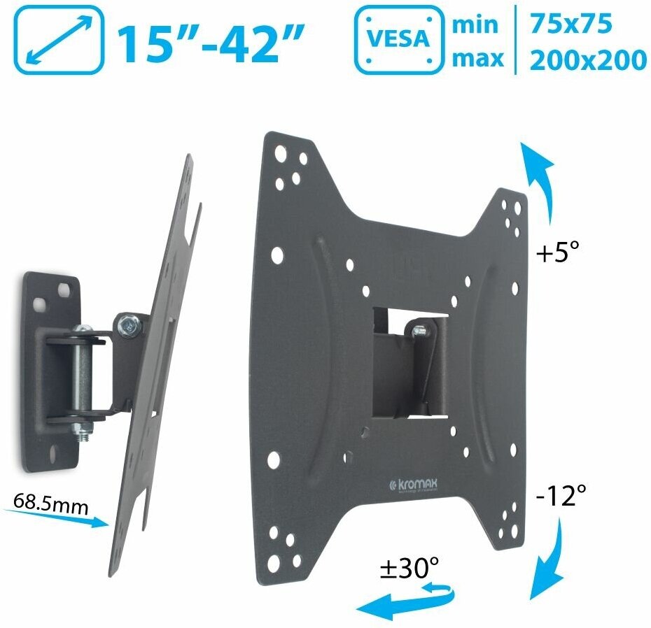 Кронштейн для телевизора Kromax - фото №1