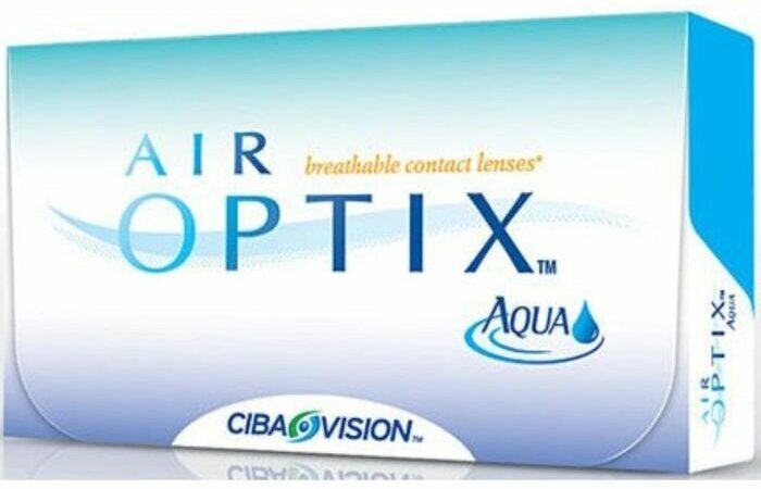 Air Optix Aqua, 6 . R: 8.6, D: -1.75