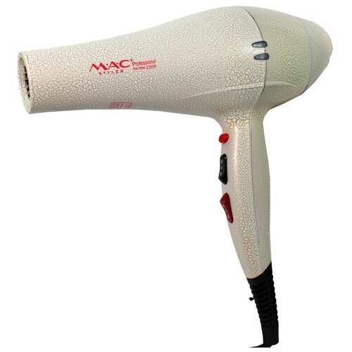 Фен M.A.C styler MC-6622, бежевый фен для волос mc mc 6622 белый