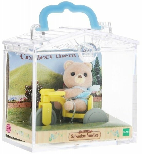 Игровой набор Sylvanian Families Младенец в пластиковом сундучке Малыш-щенок на лошадке - фото №12