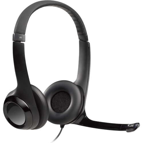 Гарнитура Logitech Headset Logitech H390 USB black (981-000803)