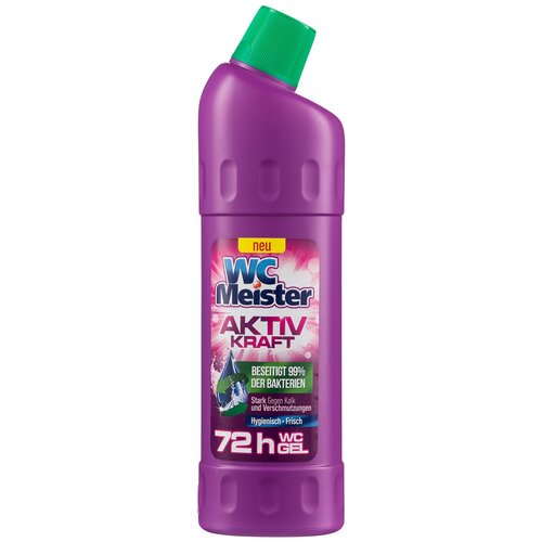 WC Meister гель для унитаза Aktive Kraft розовый, 1 л