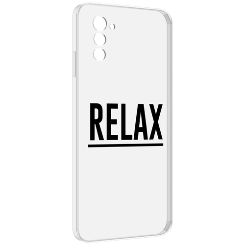 Чехол MyPads Релакс для UleFone Note 12 / Note 12P задняя-панель-накладка-бампер