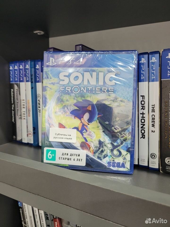 Игра Sonic Frontiers для PS4 (диск русские субтитры)