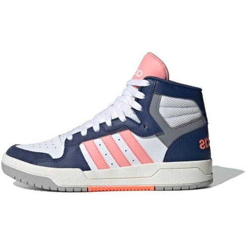 adidas neo entrap uk9 us9 5 275mm Кеды adidas Entrap Mid, размер 5,5 UK, синий, розовый