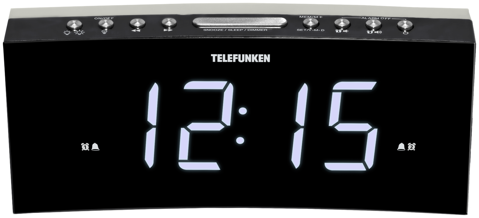 Радиобудильник TELEFUNKEN TF-1569U, черный