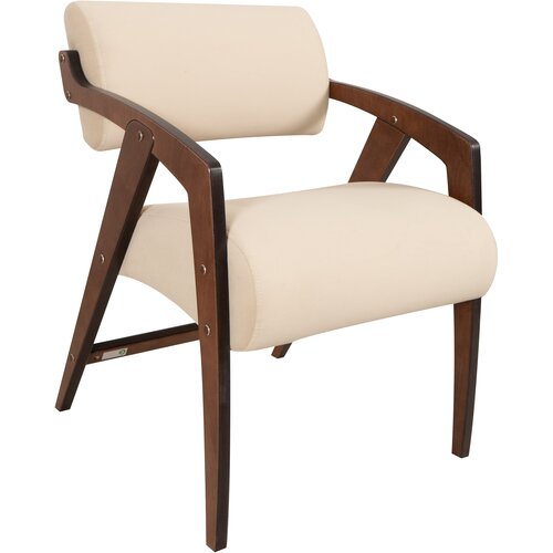 Кресло -стул Пенелопа №1 бежевая арт. GS-S512 1 уп (каркас орех антик, ткань Ultra Sand- бежевый)