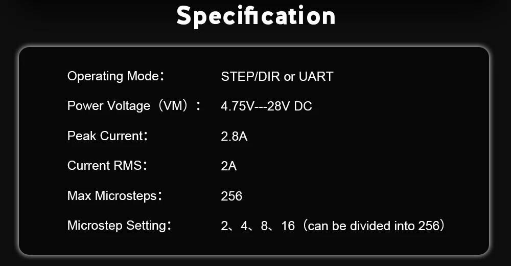 Драйвер TMC2209 V13 шагового двигателя BigTreeTech