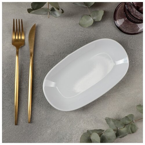 фото Тарелка овальная "интернешнл" 19х11 см 4518226 gural porselen