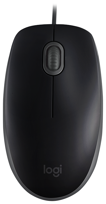 Мышь Logitech B110 Silent, черный